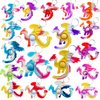 Roaqua 24 packs Dragon Bulk Mini pop Fidget Gifts for Holiday Boys and Girls Kids Party Favors Supplies and Classroom Students Prize