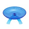 Hamster Flying Saucer Silent Running Exercise Wheel for Gerbil Rat Mouse Hedgehog Small Animals (Blue)