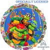 Anagram Licensed Birthday Balloons, for TMNT Teenage Mutant Ninja Mayhem Turtles Theme Collection, Party Accessory, Multicolor, 4th Birthday, Various