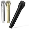 JOINPAYA 3pcs Fake Microphone Props: Pretend Play Plastic Microphone Simulate Speech Practice Fake Mic for Karaoke Stage Costume Prop Cosplay Party Supplies