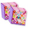 Patchwork Owl Birthday Party Supplies Set Plates Napkins Cups Tableware Kit for 16