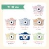 Kids Camera Pint Kids Clover Kids Camera, Christmas Birthday Gifts for Girls and Boys, Toy Camera, 32GB Card, 155g, Videos, Music, Games, 6ys+ (WITHyou_Pale Blue)