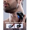 RICAF Beard Trimmer Hair Clipper for Men, 13 Piece Men’s Grooming Kit with Cordless Rechargeable Hair & Nose Trimmer Electric Shaver, Stainless Steel Blades for Painless Facial & Body Hair Removal