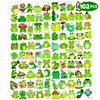 102 PCS Frog Temporary Tattoos Birthday Party Decorations Favors Supplies Decor Green Frog Princess Reptile Stickers For Teacher Boys Girls Gift School Prizes Rewards