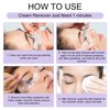 Lash Remover for Lash Extensions/Lash Clusters Cream Lash Glue Remover 10g Effectively| Low Irritation for Sensitive Skin Lash Extension Remover Easy Removal of Indicidual Lashes Glue Remover(Rose)
