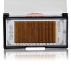 Scala Thickness 0.10mm C Curl Light Brown/Dark Brown/Black-Brown False lashes Individual Eyelash Extension Natural False Eyelashes (12mm, Light Brown)