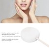 Long Handled Powder Puff, Body Lotion Applicator Water Absorption 5pcs Soft PVA Tight Skin Comfortable Hold for Home Use(White)