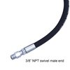 Tool Daily Pressure Washer Whip Hose with Swivel, Hose Reel Connector Hose for Pressure Washing with Pressure Washer Adapter Set