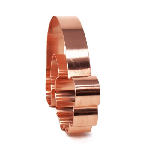 Pot of Gold at the End of The Rainbow St Patrick's Day Cookie Cutter 3.75 X 5 inches- Handcrafted Copper Cookie Cutter by The Fussy Pup