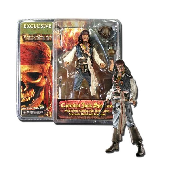 Pirates of the Caribbean: Dead Man's Chest Series 1 Comic-Con Exclusive Cannibal Jack Sparrow Action Figure
