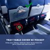 Jetsetgo Travel Safety Kit (2 Full Sets) Airplane Seat Covers, Armrest and Tray Table Covers with Pockets with 4 Cleaning Wipes