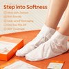 modelones Foot Peeling Mask 3 Pack, Exfoliating Foot Mask for Dry Cracked Feet, Callus Dead Skin Remover for Feet, Additional 3 Pack Collagen Serum for Reviving Baby Soft Smooth Feet, Women and Man