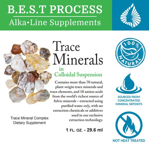 Morter Trace Minerals in Colloidal Suspension (3 Pack) Morter HealthSystem Best Process Alkaline — Nutrient Dense Trace Elements, Fulvic Minerals & Amino Acids