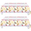 Fenghu 2 Pack Two Wild Tablecloth, Two Wild Birthday Party Supplies Decorations for Girl–Two Wild Party Table Cover Safari Jungle Theme 2nd Birthday Decorations(70.8" x 42.5")