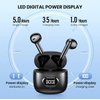 SGNICS for Google Pixel 7 - Bluetooth 5.3 Ear Buds LED Power Display Headphones Bass Stereo, Earbuds in-Ear Noise Cancelling Mic, 40H Playback Mini Case IP7 Waterproof Sports Earphones
