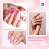 SAVILAND 15ml Glitter Pink Cat Eye Gel Nail Polish Castor Oil Vitamin E: Cateye Gel Polish Soak Off U V LED Nail Lamp Reflective Shining Magnetic Gel Nail Polish Nail Art Magnet Home DIY Nail Salon