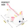 Onsoyours Chubby Dragon Stuffed Animal Adorable Plushies Soft Huggable Plush Pillow Kawaii Cute White Dragon Plushie Toy for Kids (White Dragon, 10")
