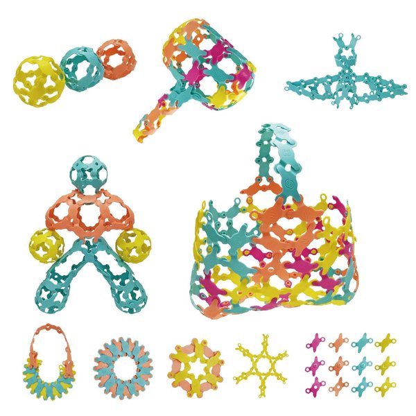 UTOPLIKEY 138PCS Interlocking Building Blocks for Boys Girls Flexible Educational Construction Toys for Interaction Activities Birthday Parties