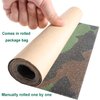 ZUEXT 9" x 33" Camo Skateboard Grip Tape Sheets 2 Pack, Bubble Free Waterproof Green Camouflage Scooter Grip Tape, Longboard Griptape, Sandpaper for Rollerboard Stairs Pedal Wheelchair Steps(84x23cm)