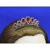 Red Rhinestone Tiara Comb Prom Party Flower Girl CT45