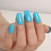 TUTUYU Gel Nail Polish,15ml UV/LED Soak Off Neon Light Blue Gel Polish for Manicure Salon or DIY Nail Art at Home,Bright Blue Spring Summer Color Gel Kit - GP0086