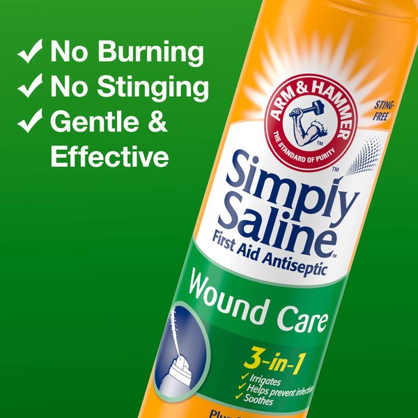 Simply Saline 3-in-1 Wound Care Plus Soothing Aloe (Pack of 4)