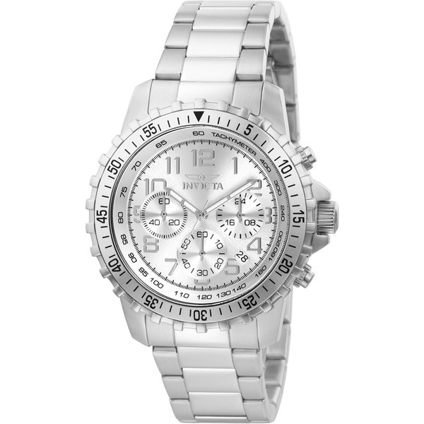 Invicta Men's Specialty Quartz Watch with Stainless Steel Band, Silver (Model: 6620)