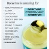 Beeseline Original - 100% Natural & Hypoallergenic Alternative to Petroleum Jelly - Lips, Hands, Baby, Makeup Remover and More (Glass Jar) (4 oz)