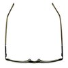The Posh Reader Reading Glasses, Spring Hinge Metal Rectangle Frame for Men and Women + 2.00 Green