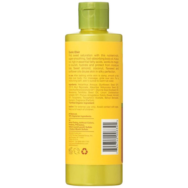 Alba Botanica Hawaiian, Kukui Nut Body Oil, 8.5 Ounce (Pack of 2)
