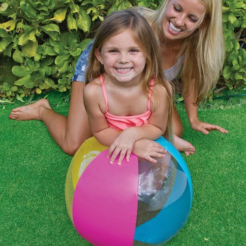INTEX 24" Inflatable Paradise Panel Colorful Beach Ball - (Set of 2) | 59032EP