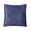 ELEGANT LIFE HOME 100% Cotton Washed Yarn Dyed Denim Euro Sham Cover 26'' x 26'' Throw Pillow Cover (1 pc, Dark Blue)