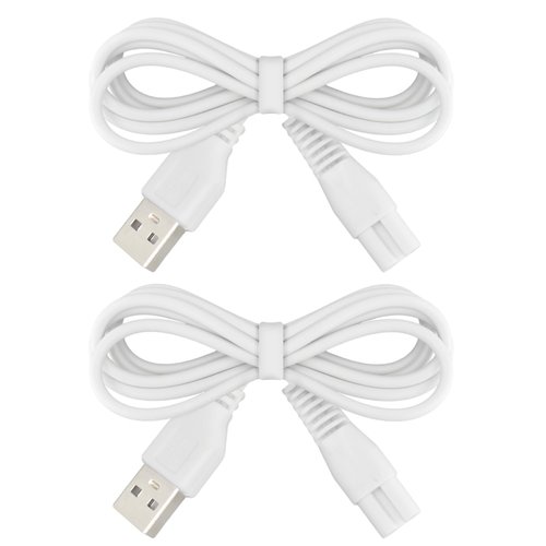 2 PCS Charger Cord Replacement for Pritech Electric Feet Callus Remover Foot Pedicure, USB Power Adapter Charging Cable
