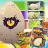 JA-RU Dino World Growing Hatching Dino Eggs & Dino Putty Slime (1 Egg & 1 Putty) Surprise Dinosaur Toys for Kids, Boys & Girls. Dinosaur Party Favors Easter Stuffers. Water Growing Toys. 1745-1735