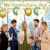 We Appreciate You Decorations Sage Green Appreciate You Banner Yard Sign with 18 Pcs Balloons Thank You for All You Do Banner Employee Staff Gifts Teacher Eucalyptus Leaves Appreciation Party Decor