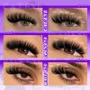 JIMIRE Fluffy Lash Clusters 476Pcs Volume Cluster Eyelash Extensions Mink D Curl Eyelash Clusters 6 Styles Mix Individual Cluster Lashes for Beginners Friendly Easy to Use(30+40+50+60+80+100D,12-18MM)
