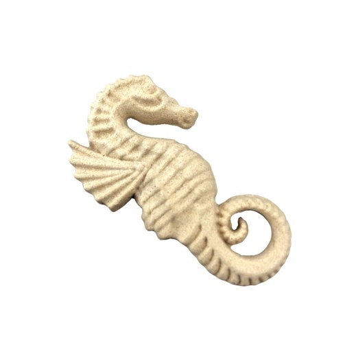 WoodUbend WUB6111 Pack of 5 Seahorses - Wood Appliques - Heat Bendable & Flexible Onlays 5x3cm - DIY Craft, Furniture & Home Decor - Easy to Apply & Paint - Versatile, Reusable & Decorative Decals
