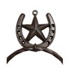 Treasure Gurus Texas Barn Star Western Decor Horseshoe Bath Towel Ring