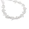Ayliss Wedding Headband Leaf Crystal Wedding Headpiece Bridal Rhinestone Hair Accessories for Brides Wedding Hair Vine (Silver)