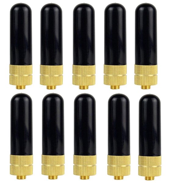 Retevis Walkie Talkies Antenna,136-174/400-480MHz SMA-F Antenna,for Retevis RA79 RT29 RT86 RM21 RT29D Aliunce HD1 HD2,Compatible with BaoFeng UV-5R BF-888S UV-82 Arcshell AR-5 2 Way Radio(10 Pack)