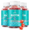 BeLive Biotin Gummies - Skin, Nails & Hair Vitamins with A, C, D, E, B12, Zinc, Folate & Inositol, Biotin Supplement for Anti-Aging, Energy & Collagen Boost, Multivitamin Gummies - Strawberry | 3-Pack