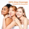 Blonde Brown Hair Dye Shampoo 3 in 1 for Men Women, Natural Hair Color Shampoo for 100% Gray Coverage, Brown Hair Colors in 10-15 mins, Shampoo Para Canas Hair Dye Shampoo 16.9 Fl Oz (Blonde brown)