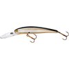 Bomber Lures Deep Long Slender Minnow Jerbait Fishing Lure, Fishing Gear and Accessories, 3 1/4", 3/8 oz, Pearl/Black Back, (B24APBO)