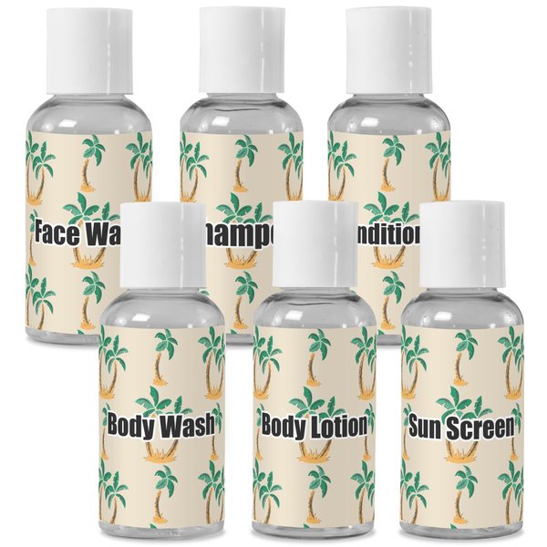 Personalized Palm Trees Travel Bottles