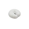 John G. Louis Massage Seamless Face Rest Cradle Cover- Professional Flannel Face Pillow Covers– Machine Washable, 100% Cotton- Crescent Cover, Fits Massage Table & Chair Cushions- (3 Pack, White)