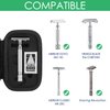 Linkidea Hard Shell Safety Razor Travel Case, Shaving Kit Storage Box for Long/Short Handled Razor, Razor Blade and Attachments, Compatible with Merkur, Vikings, WEISHI Double Edge Safety Razor