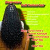 Niviorvan 14 Inch 1 Bundle 50 g Human Braiding Hair Deep Wave Bulk Human Hair for Braiding No Weft Curly Human Hair Extensions for Boho Braids Wet and Wavy Human Hair Braiding Hair