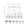 Conair Travel Sized Toiletries, TSA Approved Travel Bottles, Travel Sized Bottles by Travel Smart, 13 Piece Set