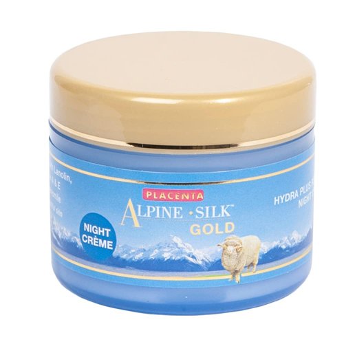 Alpine Silk Placenta Night Cream 100 grams - 3.5 ounces