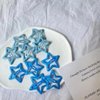 3Pcs Blue Star BB Hairclips Women Y2K Snap Hairpins Side Hair Barrettes Cool Hair Clip Boutique Kids Accessories Girls Clips and Barrettes Hair Clips